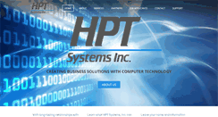 Desktop Screenshot of hptsystems.com