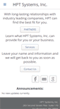 Mobile Screenshot of hptsystems.com