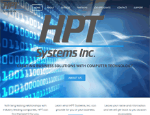 Tablet Screenshot of hptsystems.com